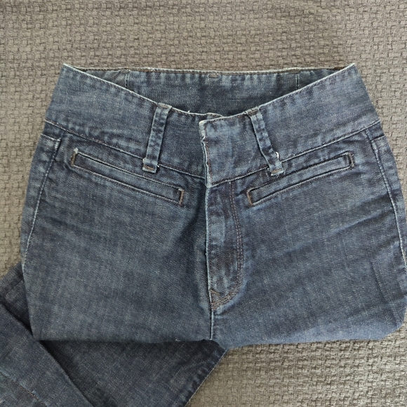 Club Monaco, 26 - dark denim jeans with clasp enclosure - Picture 10 of 10